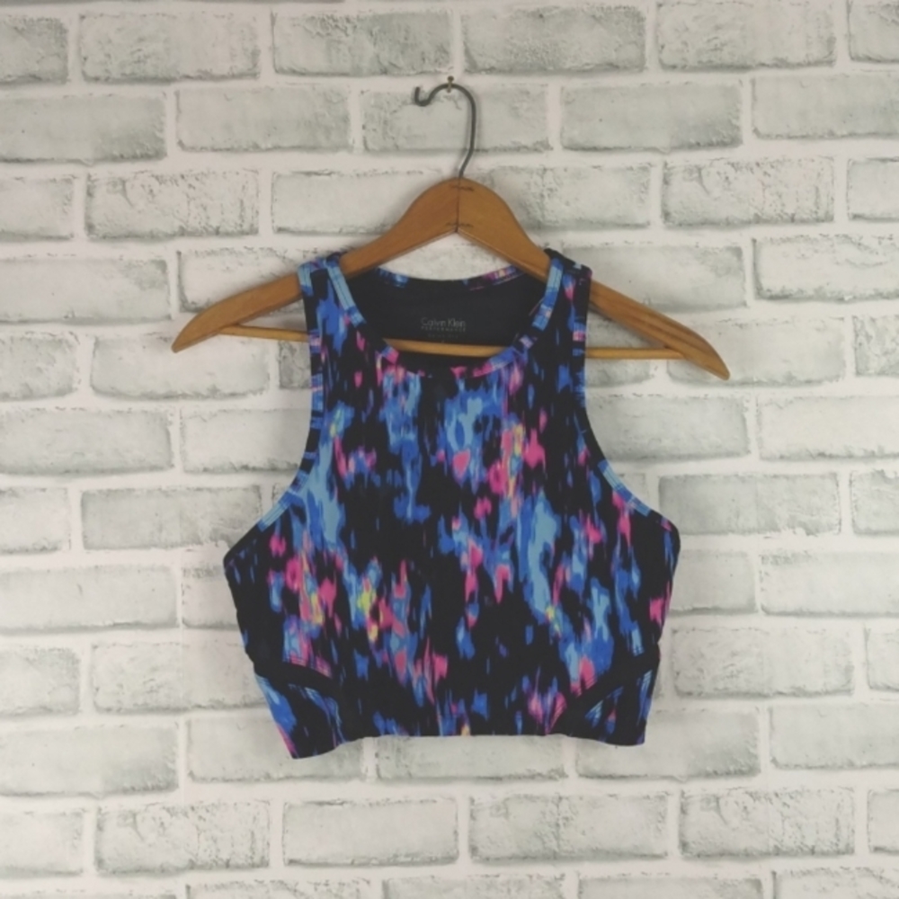 Calvin Klein Performance High Neck Sports Bra